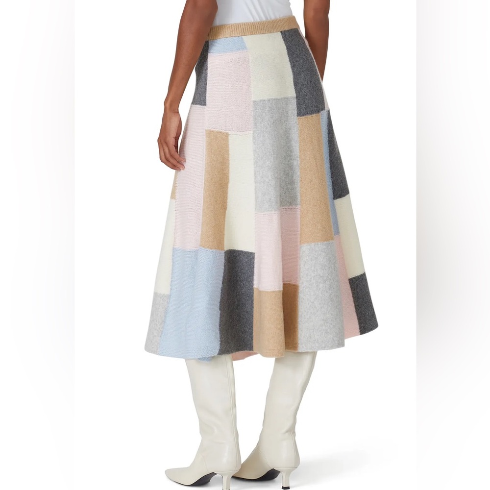 Adam Lippes Collective Patchwork Circle Skirt